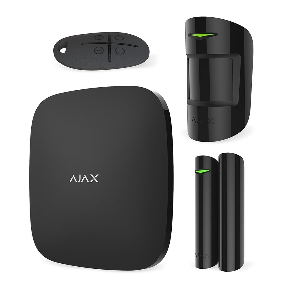 Комплект беспроводной сигнализации Ajax StarterKit черный/белый